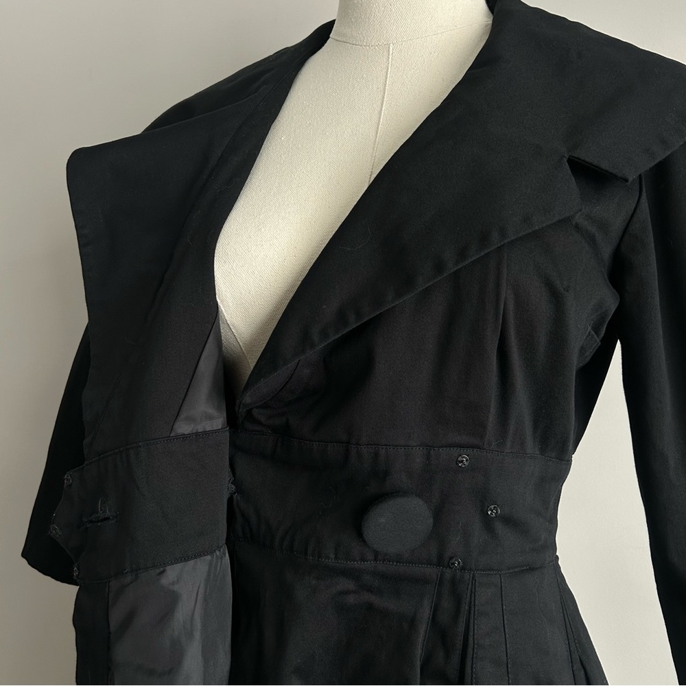 Trashy Diva by Candice Gwinn Black Vintage Fit & Flare Dress Womens 4 - Picture 5 of 7